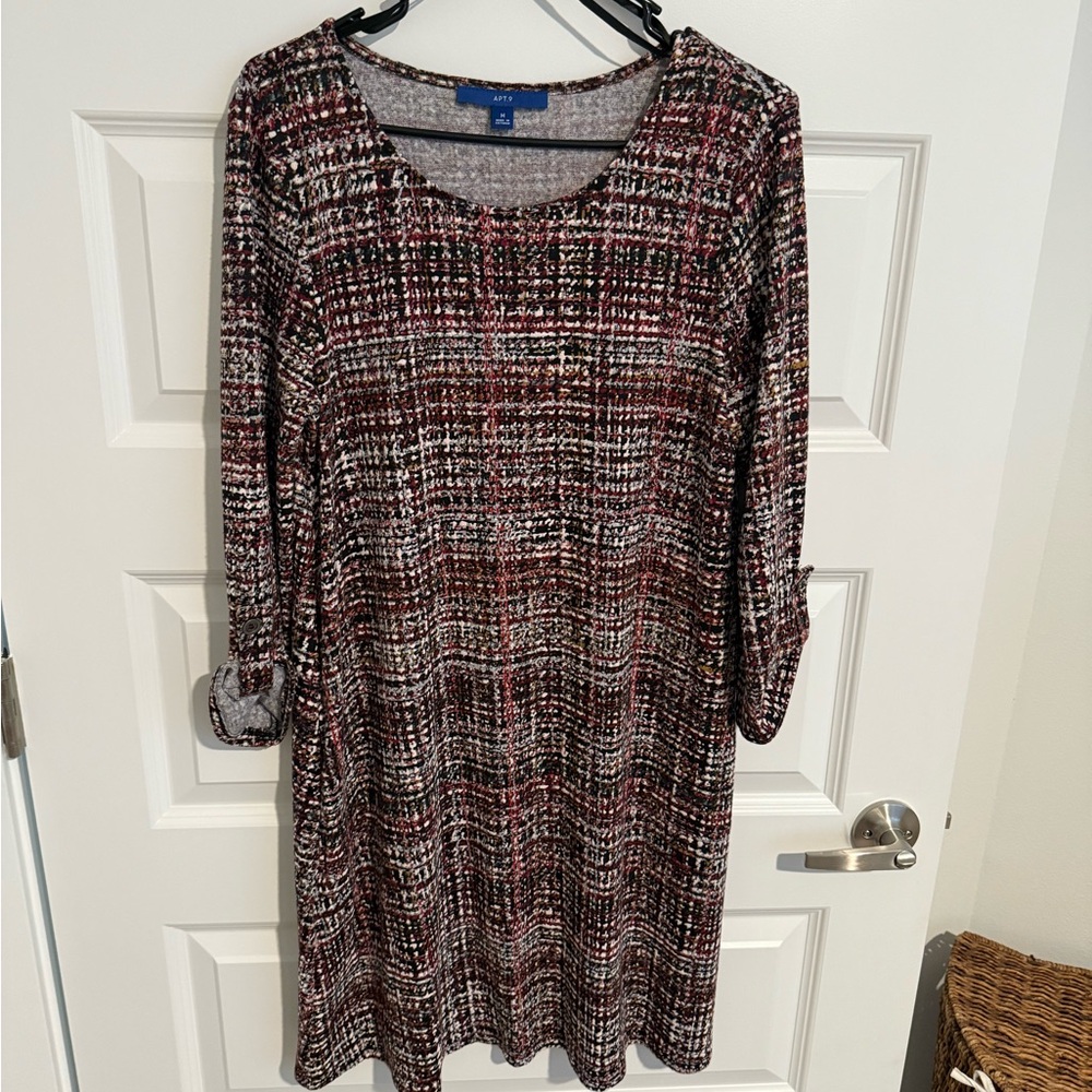 Apt. 9 Multicolor Long Sleeve Dress